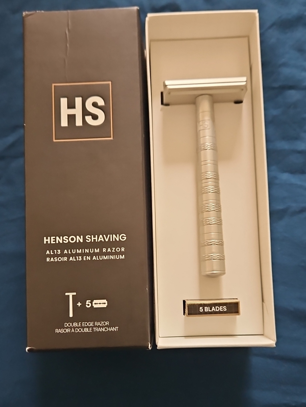 AL13 Double Edge Razor - Silver
